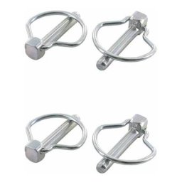 Cyclingcolors - 4x Goupille acier en forme de d 8x45mm sécurité remorque tracteur motoculteur