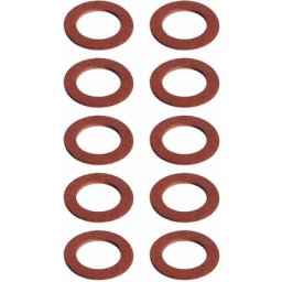 10x joint en fibre rouge DIN 7603 bague d'étanchéité plomberie eau froide chaude sanitaire,