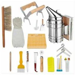 Ensemble d'outils d'apiculture, 15 pices Kit de dmarrage d'apiculteur de luxe costume