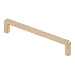 Poignée warwick - Décor : Or brossé - Entraxe : 128 mm - Longueur : 136 mm Fosun Vendu à l'unité