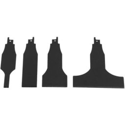 4PCS spatule de scie sabre, grattoir multifonctionnel, outil de nettoyage de carreaux en acier à
