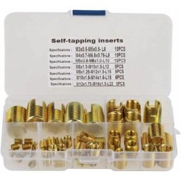 Wahaison - Inserts De Filetage Autotaraudeur, 50Pcs Inserts Filets Combins Auto-Taraudeurs Pour