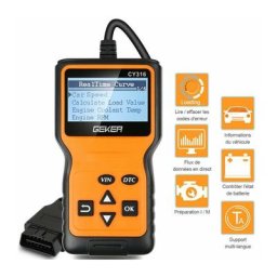 Moonstars - Outil de Diagnostic Voiture OBD2 Universel Lecteur de Code Valise Diagnostique Auto