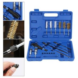 SWANEW 19TLG BOUSSOLES D'INJECTION OUTILS SIÈGE SERIE Brosse de nettoyage siège d'injecteur - Blau