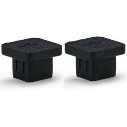 Cyclingcolors - 2x cache poussière universel port usb-b silicone noir 8,3mm ordinateur pc bouchon