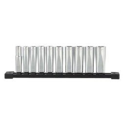 Milwaukee - Set de 10 douilles 6 pans longues 3/8 10 pc 4932492509