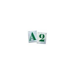 Vignette a jour alphabet 50mm sc s/carte