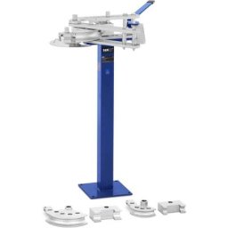 Cintreuse Tube Manuelle Sur Pied Pour Cintrage Conduites Paroi 1,5 - 4 mm ≤ 120° - Bleu, Argent