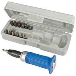 Silverline - Tournevis à frapper à poignée caoutchoutée, coffret 14 pcs, 14 Pcs