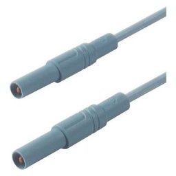 Cordon de mesure de sécurité Sks Hirschmann mls gg 200/2,5 bl [Banane mâle 4 mm - Banane mâle 4 mm]