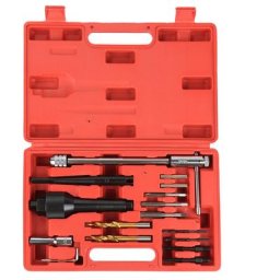 Bathrins - Kit Coffret extracteur bougie de préchauffage cassé et réparation de filetage 16pcs