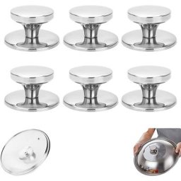 Bouton de Couvercle, Ensemble de 6 pièces Boutons Couvercle Casserole Bouton de Wok Poignée du