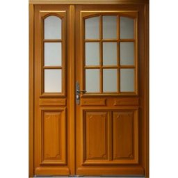 Porte d Entree Tiercee Vitree 'Marine' Dimension 215 x 140 Poussant Droite (Cotes Tableau) Gd