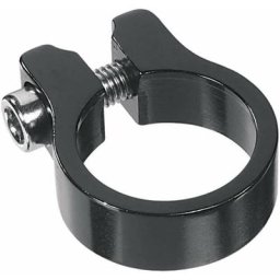 Cyclingcolors - Collier de serrage de tige de selle noir vélo attache aluminium sur cadre, diamètre