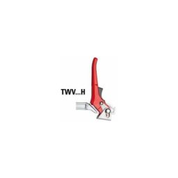 Elément de serrage pour tables de soudage à longueur de travail variable twv avec levier 300/175 mm
