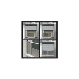 Moustiquaire Avec Cadre Extensible Blanc Dimensions: 50x75-142cm