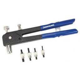 Silverline - Pince pour la pose d'inserts filetes ecrous a sertir de 4, 5, 6, et 8 mm