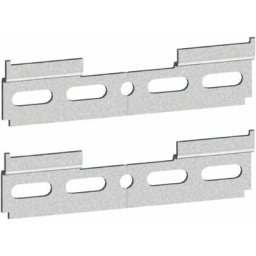 2x Plaque de support en acier galvanisé 110mm à visser pour ferrure de suspension pour aroire