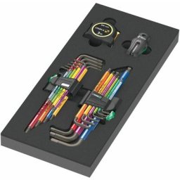 Wera - 9740 Ensemble de clé d'angle d'insert en mousse 1