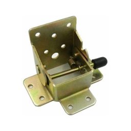 4 Pcs Pied Table Rabattable, Cadre de Support Pliable, Charnières Autobloquantes, Matériel de