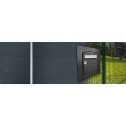 Cadre d'encastrement Profil Plus pour boîte aux lettres dome - Gris 7016 Decayeux