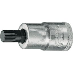 Gedore Werkzeugfabrik - Jeu de clés à douille inx 19 1/2 multi-dents intérieures M8 Longueur 100 mm