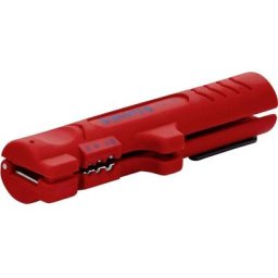 Knipex 16 64 125 SB 16 64 125 SB Dénudeur de câble adapté pour Câble plat, câbles ronds, câbles