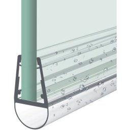 Joint de douche 100cm joint de remplacement porte de douche pour verre épaisseur 7-8mm déflecteur