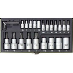 Proxxon - 1/4 + 1/2 Set Set tx (24 pcs.)