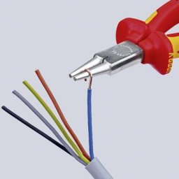 22 06 160 vde Pince à bouts ronds droite 160 mm - Knipex