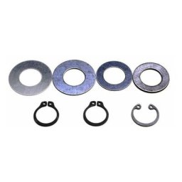 Rondelle de poulie (4x rondelles + 3x circlips) mobylette cyclomoteur compatible avec mbk 41 51 88