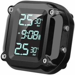 Système de surveillance de la pression des pneus sans fil pour moto TPMS de charge USB pour moto