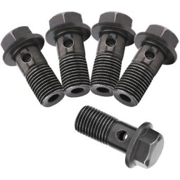 5 pièces boulons Banjo et rondelles de moto pour matre-cylindre d'étrier de frein M10 x 1.25mm