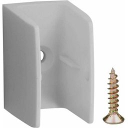 Clip bloqueur de manivelle volet Roulant gris Support Guide Manette Plastique 15mm - 18mm Universel