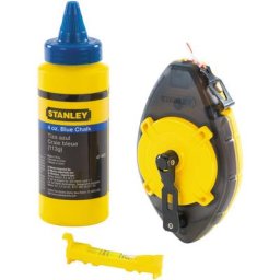 0-47-465 Tiralíneas Kit Powerwinder 30m + polvo + nivel de cordel - Stanley