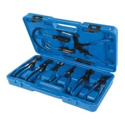 Silverline - Pinces pour colliers de serrage, 9 pcs, 18 - 54 mm, 18 - 54 Mm