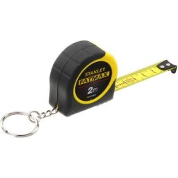 FMHT0-33856 Ruban à mesurer 2m x 13mm mini ruban à mesurer avec porte-clés - Stanley