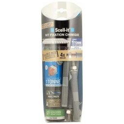 Kit de Scellement chimique Tiges inox M12 Garanties à vie Scell-it Jusqu'à 1 tonne résistance