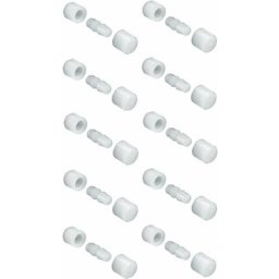 10x ferrure d'assemblage plastique rond 10,5mm bois meuble table lit armoire étagère placard