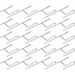 Cyclingcolors - 20x Clip d'attache de joint brosse pour porte coulissante Maintien Butée Arrêt Stop