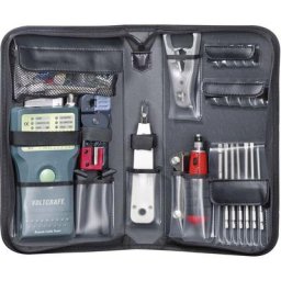 Testeur de câbles CT-5 Voltcraft CT-5 Convient pour RJ-45, bnc, RJ-11, iee 1394, usb