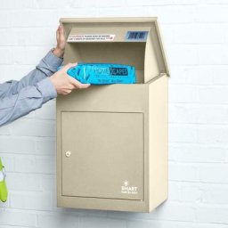 Smart Parcel Box - Boîte à colis moyenne Beige à accès frontal - Beige