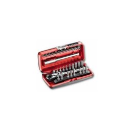 Usag - 606 1/4"" sk U06060012 assortiment d'inserts à cliquet réversible - mini kit (31 pcs)