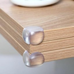 Lot de 20 coins transparents Ball, protection d'angle de table pour enfants, coin de table pour