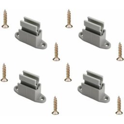4x Clip bloqueur de manivelle volet Roulant réglable gris Support Guide Manette Plastique 14mm