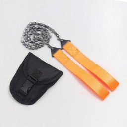 Nordic Pocket Saw Scie à Main - Tronçonneuse Portable - Scie Manuelle à Chaîne de 65cm Poignées et