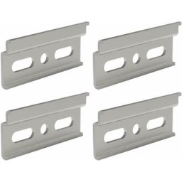4x Plaque de support 60mm acier zingué ferrure suspension armoire dispositif anti-décrochage à