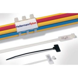 Lot de 10 étiquettes d'identification 100x2,3mm avec colliers un stylo indélébile inclus+