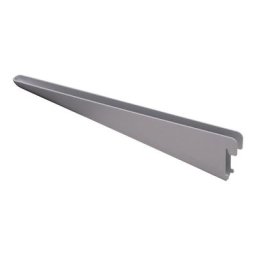 Console au pas de 32 - Décor : Blanc - Longueur : 320 mm - Nombre de crochets : 2 - ral : 9003