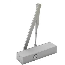 Ferme-porte ts profil Force 2/4 avec bras compas - Argent Dormakaba